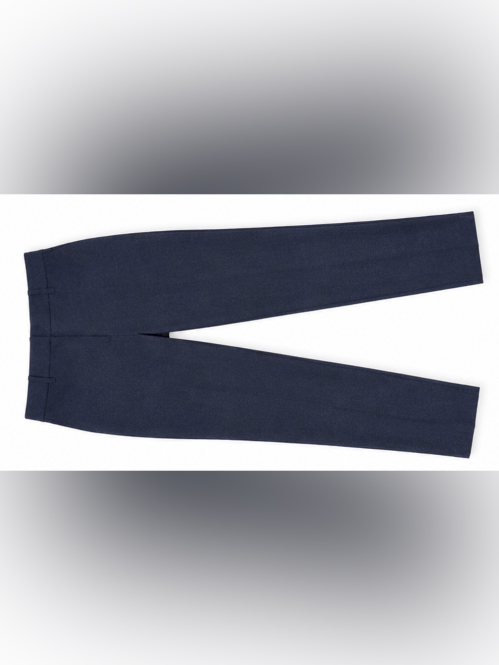 Talbots Luxe Wool Slim Ankle Pant Navy Blue Italian Fabric NWT Size 8
